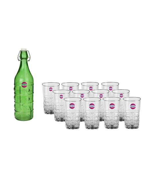 water milk serving and storing bottle and glass set - 18806897 - Very Small Image - 1