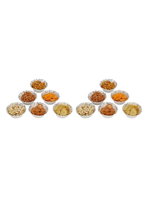 multi-purpose tableware snack/ veritable serving bowl, plastic, pack of 12 - 18807012 - Very Small Image - 1