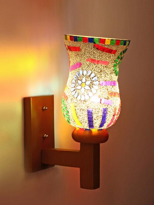 afast colorful designer decorative mosaic wall lamp's combo set for concept decoration light (with all fitting and fixtures) - 18815297 - Very Small Image - 1