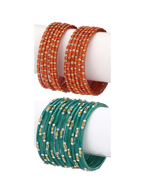 multi colored glass bangle - 18819944 - Very Small Image - 1