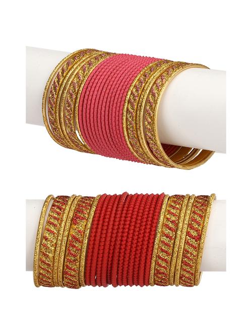 stone studded bangles combo - 18821396 - Very Small Image - 1