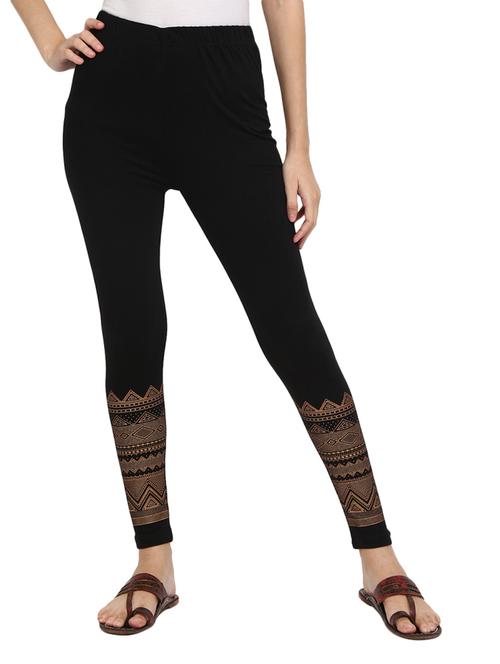 black cotton leggings - 18822923 - Very Small Image - 1
