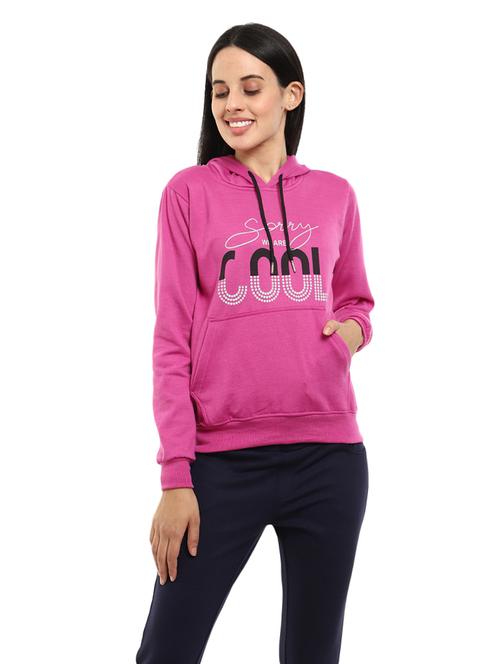 women's front print sweatshirt - 18823061 - Very Small Image - 1