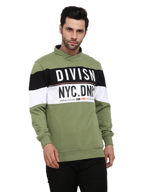 mens color block sweatshirt - 18823177 - Very Small Image - 1