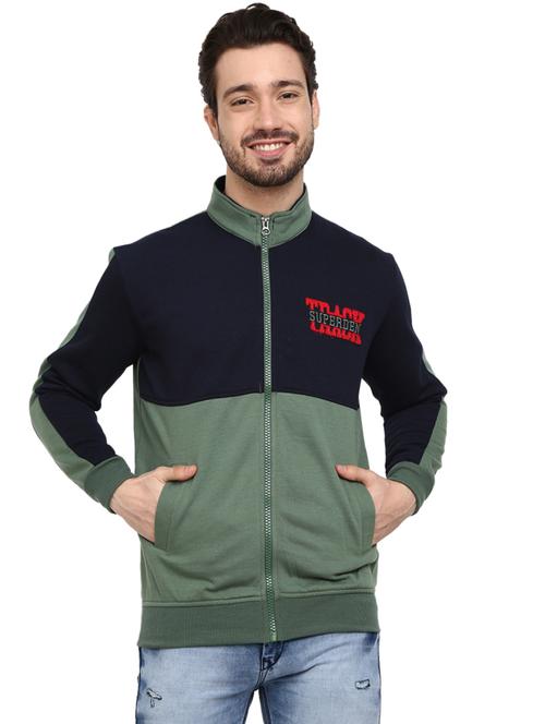 mens color block sweatshirt - 18823187 - Very Small Image - 1