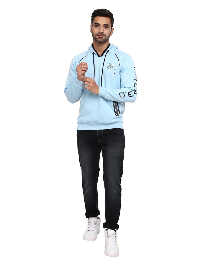 men long sleeves placement print sweatshirt - 18823244 - Zoom Image - 3
