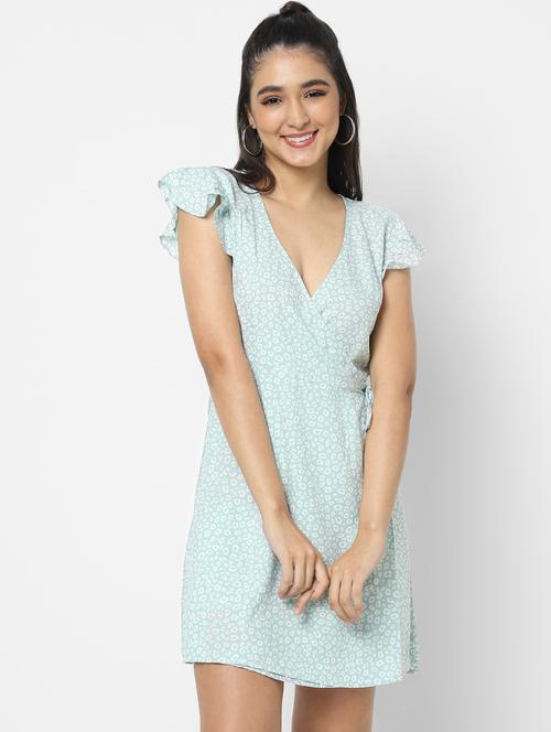 women's wrap floral dress - 18824402 - Very Small Image - 1
