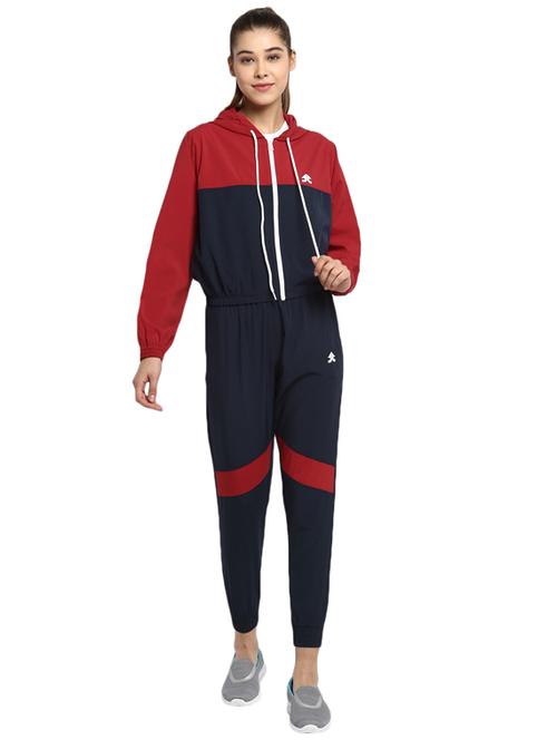 navy & red top & bottom polyester set - 18824469 - Very Small Image - 1