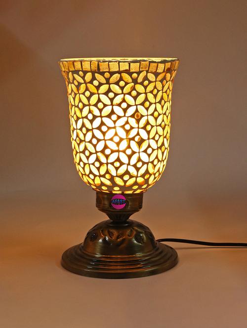 new stylish designer decorative metal table lamp with hand decorative colorful glass shade - 18824813 - Very Small Image - 1