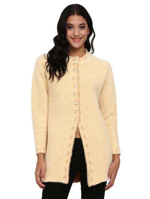 beige coloured regular cardigan - 18825592 - Very Small Image - 1