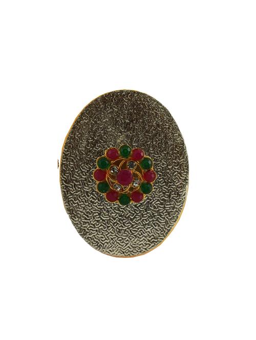 tie front printed full leg jumpsuit - 18826504 - Very Small Image - 1