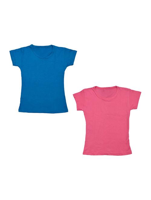 round neck solid regular combo top - 18832449 - Very Small Image - 1