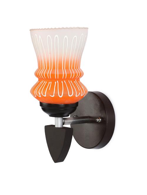 designer led sconce glass & wood wall lamp/ light - re045 - 18837103 - Very Small Image - 1