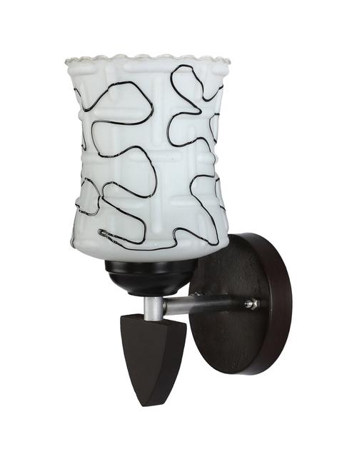 designer led sconce glass & wood wall lamp/ light - re064 - 18837153 - Very Small Image - 1