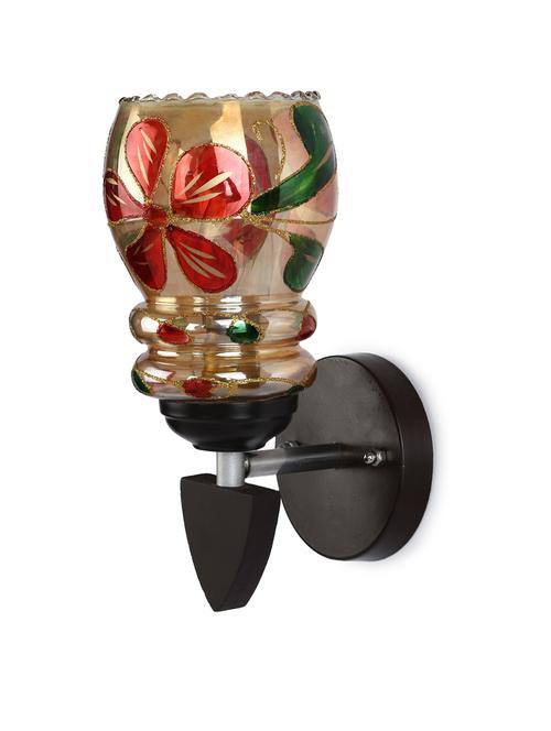 designer led sconce glass & wood wall lamp/ light - re070 - 18837174 - Very Small Image - 1