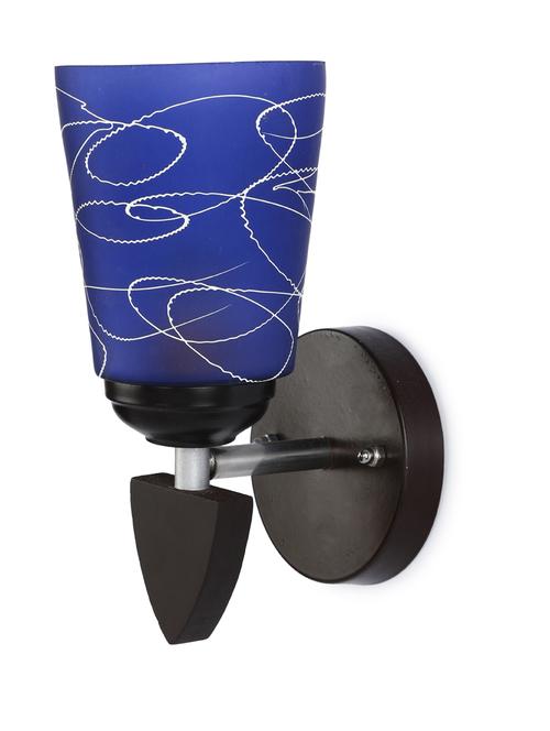 designer led sconce glass & wood wall lamp/ light - re081 - 18837207 - Very Small Image - 1