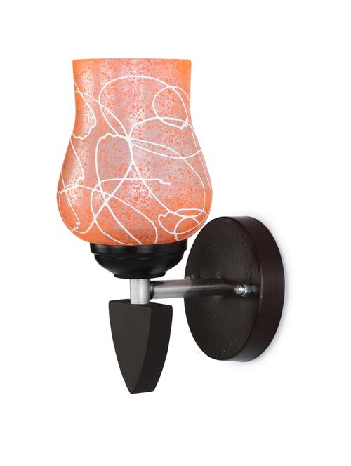 designer led sconce glass & wood wall lamp/ light - re102 - 18837273 - Very Small Image - 1