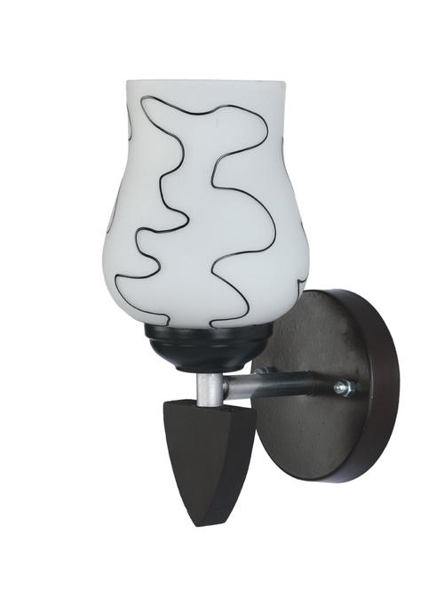 designer led sconce glass & wood wall lamp/ light - re127 - 18837351 - Very Small Image - 1