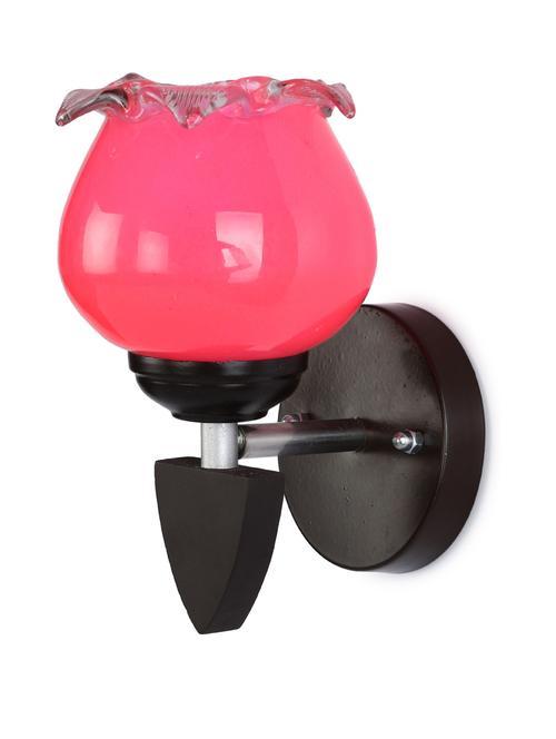 designer led sconce glass & wood wall lamp/ light - re037 - 18837449 - Very Small Image - 1