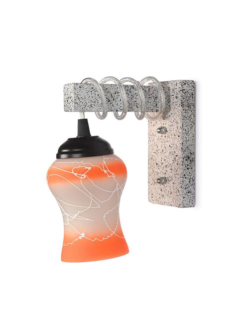 designer wood pendant wall light / night lamp of colorful glass shade (set of two)-w35 - 18838229 - Very Small Image - 1