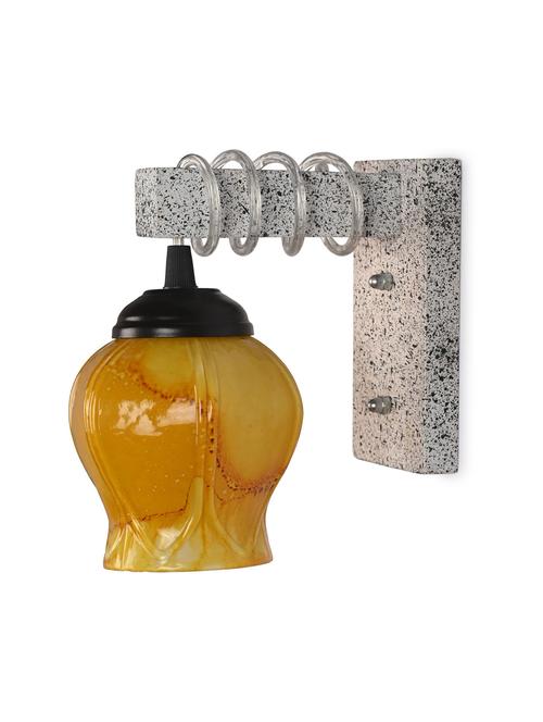 designer wood pendant wall light / night lamp of colorful glass shade (set of two)-w67 - 18838328 - Very Small Image - 1