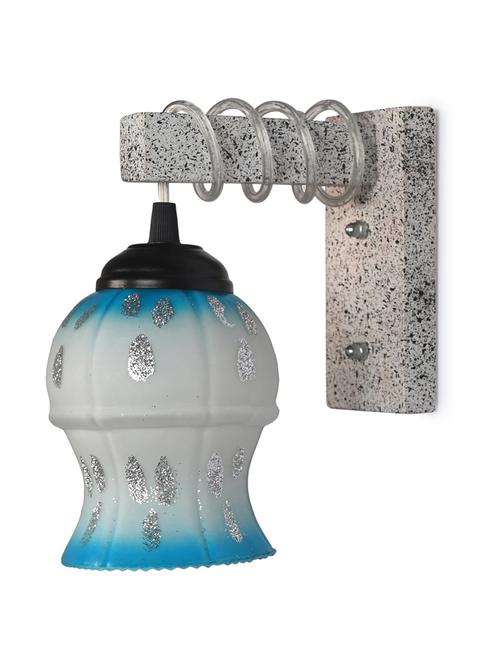 designer black white wood pendant wall light (night lamp) of colorful glass shade -xd112 - 18838401 - Very Small Image - 1