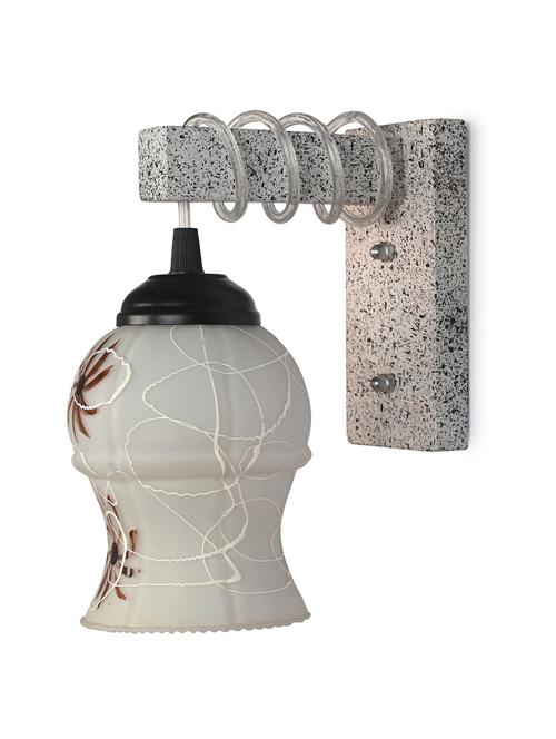 designer black white wood pendant wall light (night lamp) of colorful glass shade -xd113 - 18838413 - Very Small Image - 1