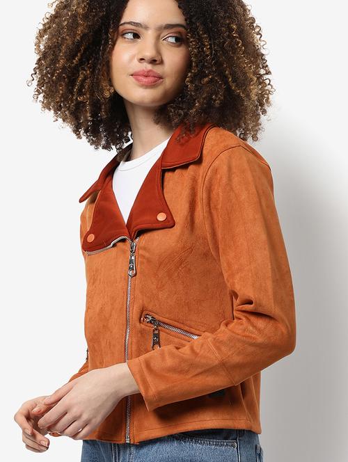 spread collar solid jacket - 18841534 - Very Small Image - 1