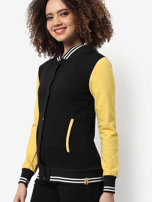 mandarin neck varsity jacket - 18841561 - Very Small Image - 1