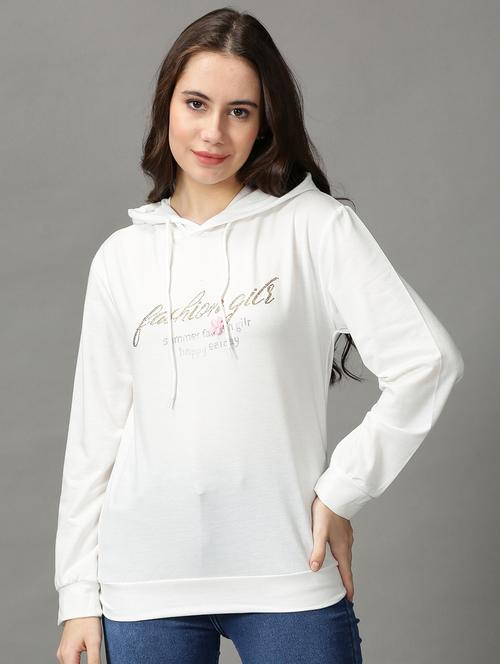women's chest print sweatshirt - 18843268 - Very Small Image - 1