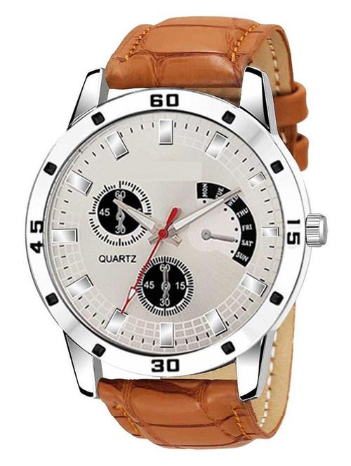 brown belt analog watch - 18844724 - Very Small Image - 1