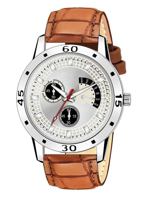 brown belt analog watch - 18844741 - Very Small Image - 1