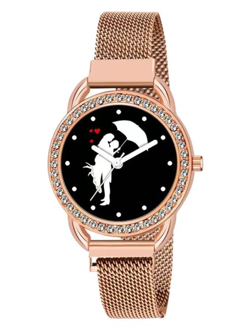 rose gold magnet women watch - 18844965 - Very Small Image - 1