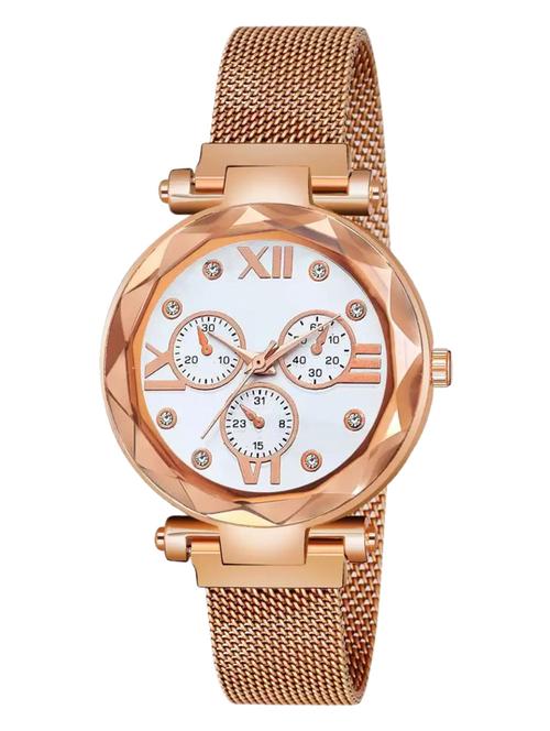 rose gold magnet girl watch - 18844990 - Very Small Image - 1