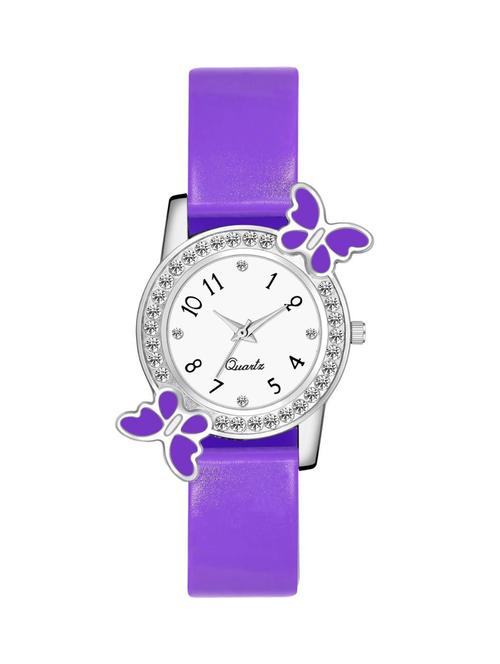 purple women analog watch - 18845321 - Very Small Image - 1
