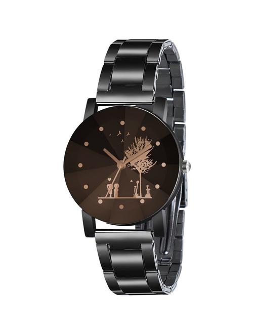 dimond glass copula dial watch stainless steel belt analog watch - 18845553 - Very Small Image - 1