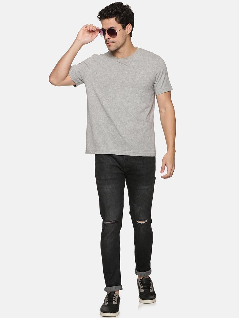 mens slim fit slash knee jeans - 18845965 - Standard Image - 3
