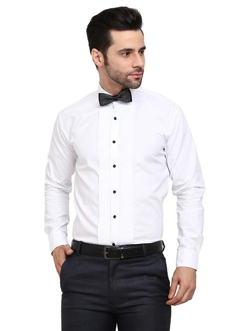 mens solids formal shirt - 18845979 - Very Small Image - 1