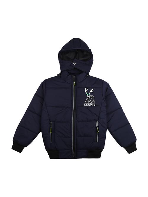 navy blue cotton quilted jacket - 18847915 - Very Small Image - 1