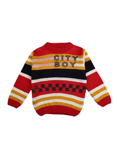 red striped acrylic blend sweater - 18870130 - Very Small Image - 1