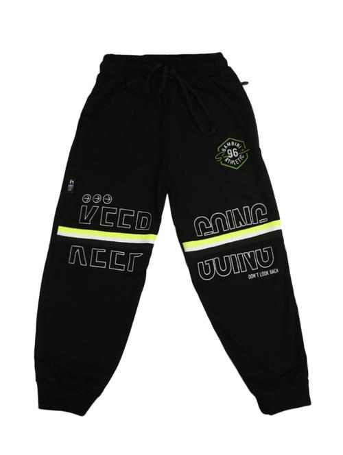 black cotton casual trouser - 18870164 - Very Small Image - 1