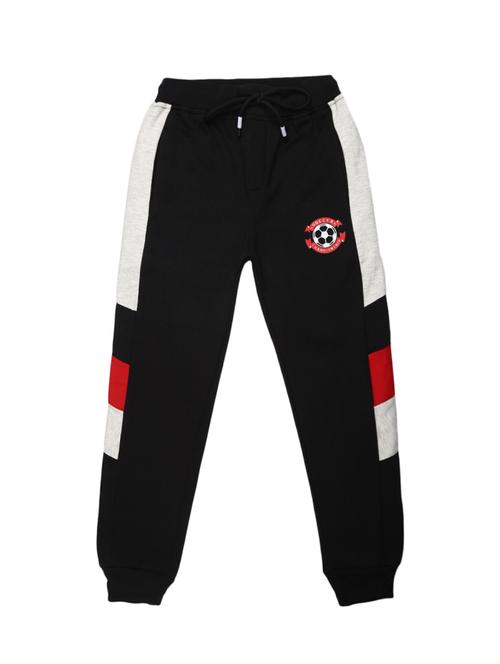 black cotton casual trouser - 18870169 - Very Small Image - 1