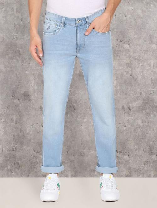 mens slim fit plain jeans - 18870223 - Very Small Image - 1