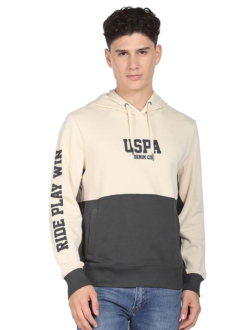 hooded neck printed sweatshirt - 18870350 - Very Small Image - 1