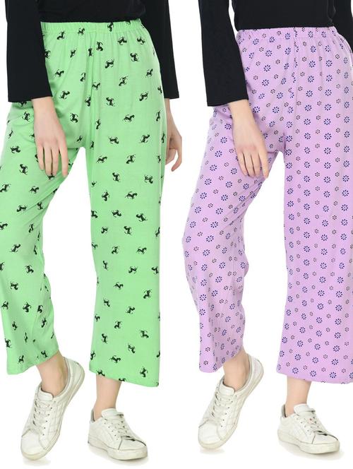 pink viscose trousers - 18871738 - Very Small Image - 1