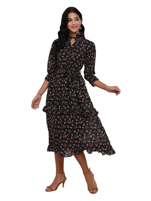 women's tiered dress floral dress - 18873553 - Very Small Image - 1