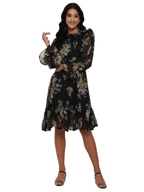 women's tiered dress floral dress - 18873563 - Very Small Image - 1
