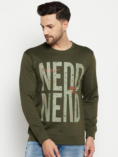 chest print sweatshirt - 18874842 - Very Small Image - 1