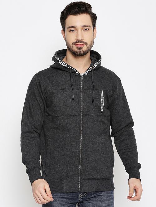 black cotton blend sweatshirt - 18874854 - Very Small Image - 1