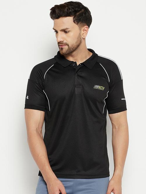 polo neck solid t-shirt - 18874900 - Very Small Image - 1